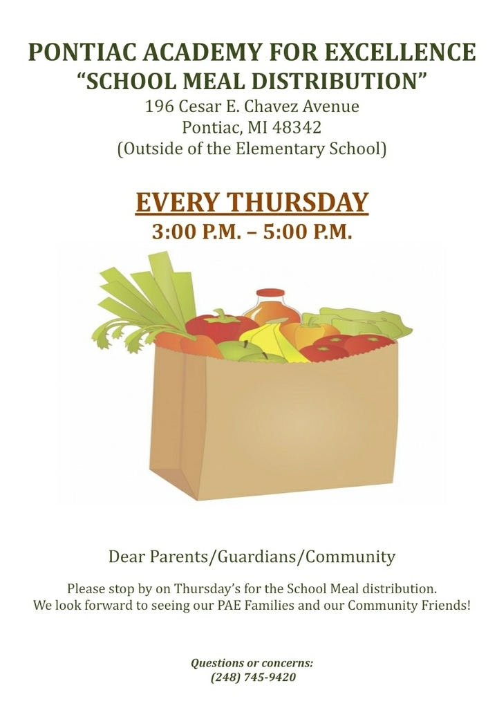 Food Distribution Flyer
